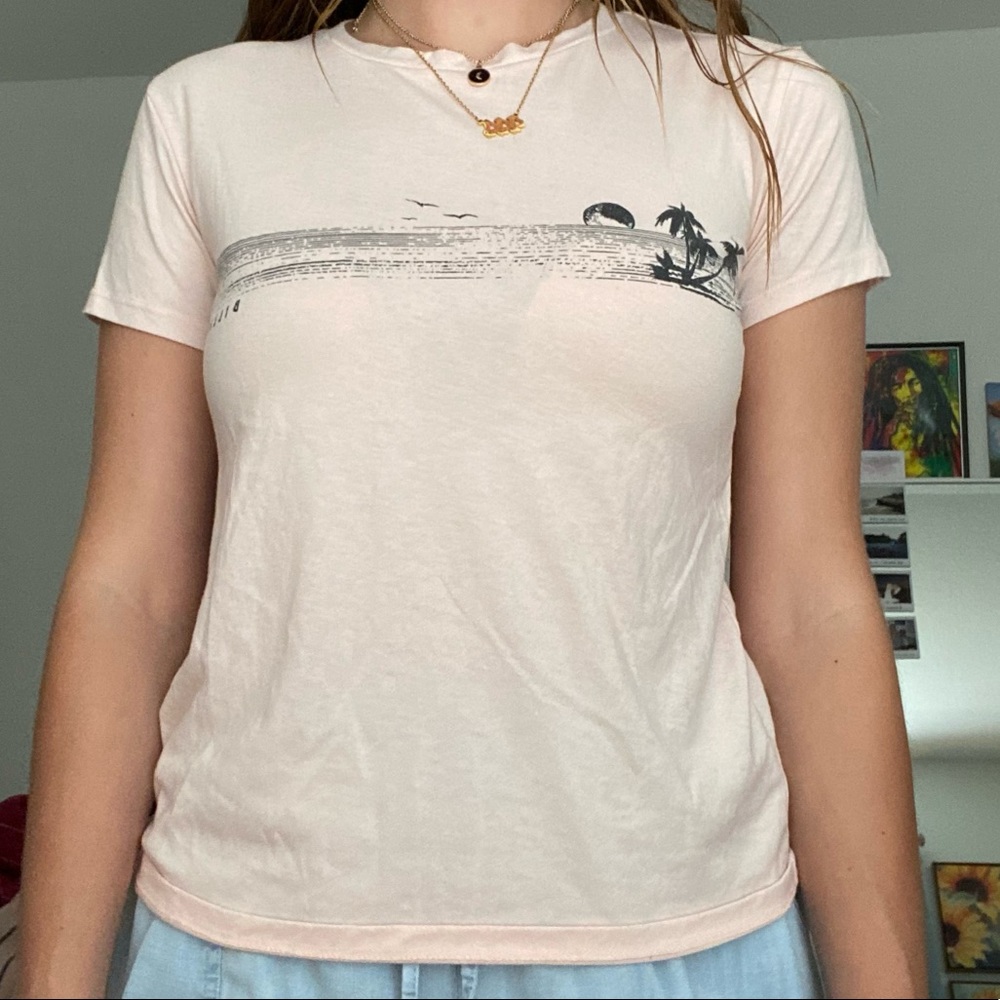 Light Pink Billabong Tee